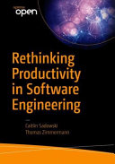 cover of Rethinking Productivity in Software Engineering book