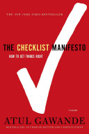 cover of The Checklist Manifesto book