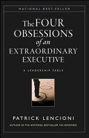 cover of The Four Obsessions of an Extraordinary Executive book