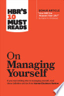 cover of HBR's 10 Must Reads on Managing Yourself book