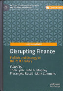 cover of Disrupting Finance book