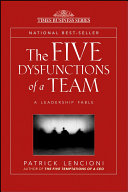 cover of The Five Dysfunctions Of A Team book